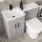 Eastbrook Chaddesley 1000mm Polymarble Basin Top (LH) White | 37.2074