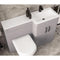 Eastbrook Chaddesley 1200mm Polymarble Basin Top (RH) White | 37.2079