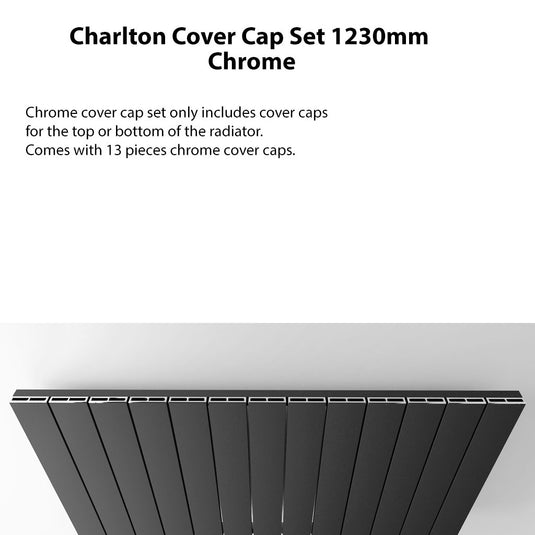 Eastbrook Charlton 1230mm Cover Cap Set Chrome | 89.0841