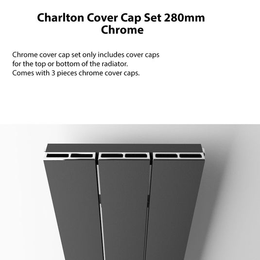 Eastbrook Charlton 280mm Cover Cap Set Chrome | 89.0165