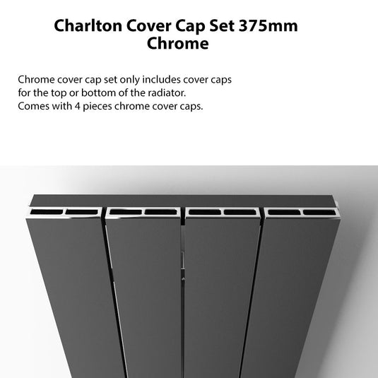 Eastbrook Charlton 375mm Cover Cap Set Chrome | 89.0166