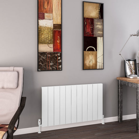 Eastbrook Charlton 600 x 1040mm Aluminium Radiator Matt White | 89.0746