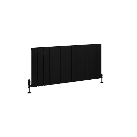 Eastbrook Charlton 600 x 1230mm Aluminium Radiator Matt Black | 89.0757
