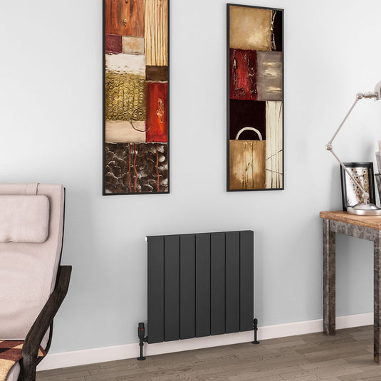 Eastbrook Charlton 600 x 660mm Aluminium Radiator Matt Anthracite | 89.0749