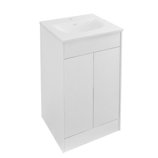 Eastbrook Chedworth 500mm Door Base Vanity Unit High Gloss White | 72.0022