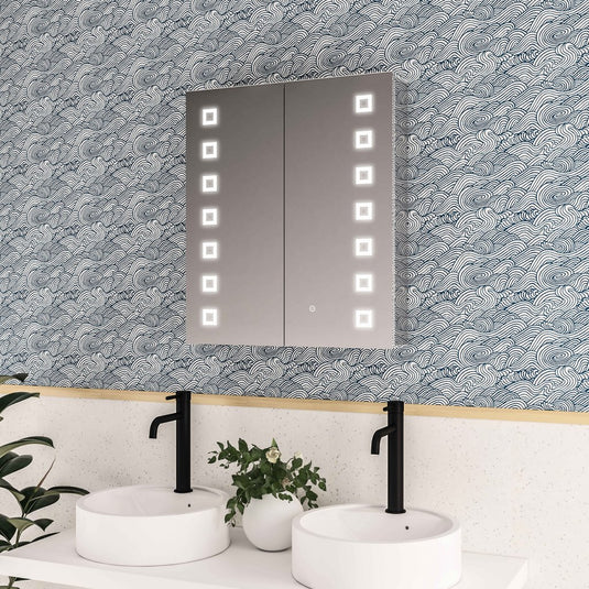 Eastbrook Chiana 600 x 700mm 2 Door LED Mirror | 40.1036