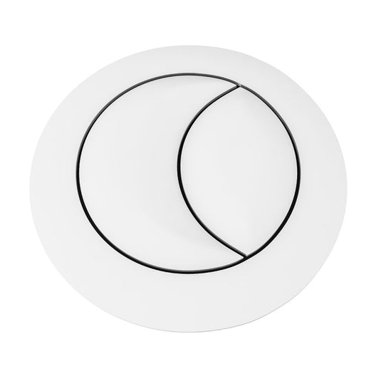 Eastbrook Cistern Flush Button Matt White | 26.1002