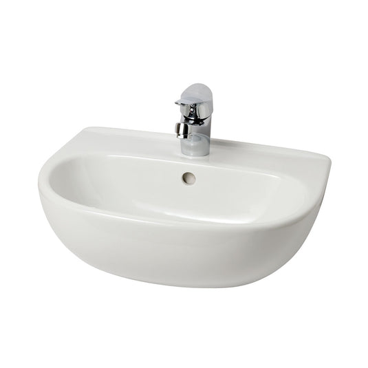 Eastbrook Cloakroom 450 x 358 Basin 1TH White | 56.0051