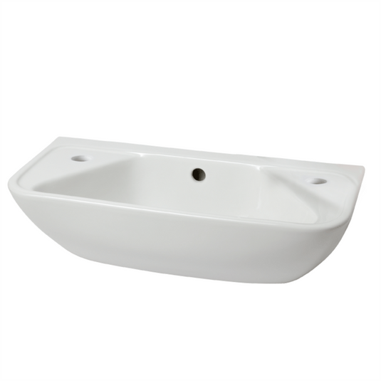 Eastbrook Cloakroom 450 x 358 Basin 2TH White | 56.0052