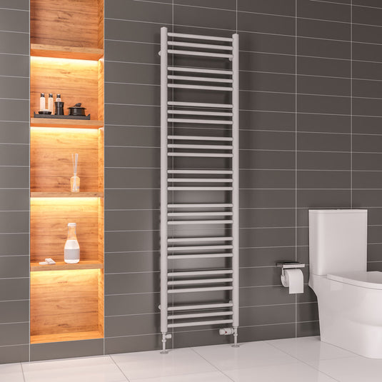 Eastbrook Corinium Round Towel Rail 1800x500mm Matt Grey | 89.1552