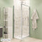 Eastbrook Corniche 2000 Side Panel for Hinged Door 1000x2000mm Chrome | 49.3122