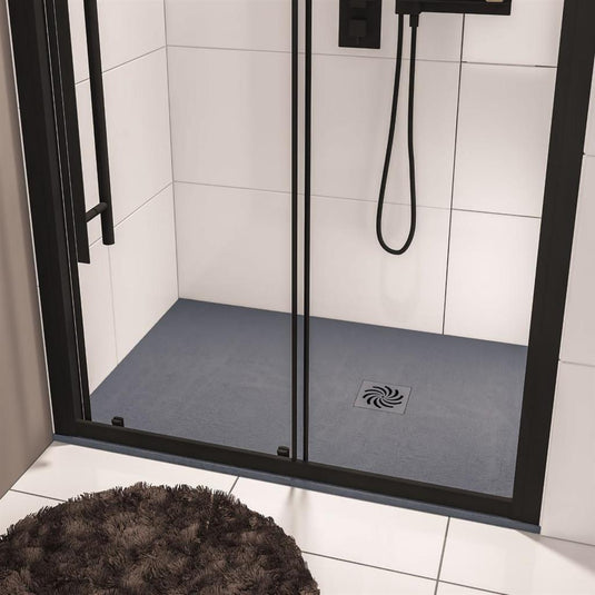 Eastbrook Crossland 1500 x 800mm Slate Rectangle Shower tray - Light Grey - 159.3215 - Envy Bathrooms Ltd
