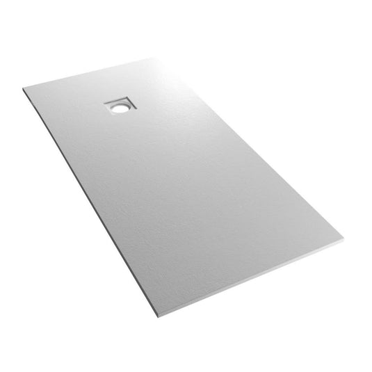 Eastbrook Crossland 1600 x 900mm Slate Rectangle Shower tray - Light Grey - 159.3219 - Envy Bathrooms Ltd