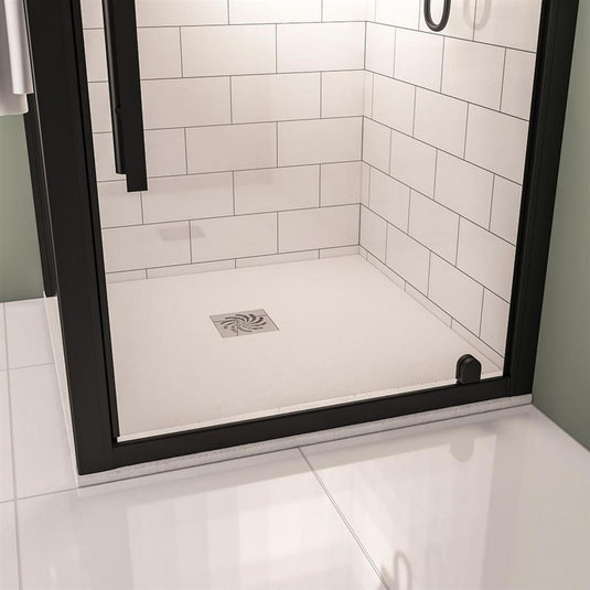 Eastbrook Crossland 800x800mm Square Slate Shower Tray White | 159.3003