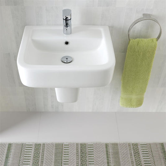 Eastbrook Crowthorne 500mm Basin 1TH White | 26.0029