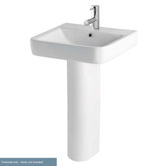Eastbrook Crowthorne Pedestal For 500mm and 560mm Basin | White | 26.0028