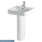 Eastbrook Crowthorne Pedestal For 500mm and 560mm Basin | White | 26.0028