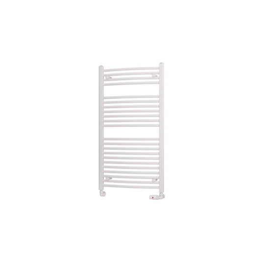 Eastbrook Curved Biava 1118 x 600mm Towel Multirail Gloss White | 41.0303