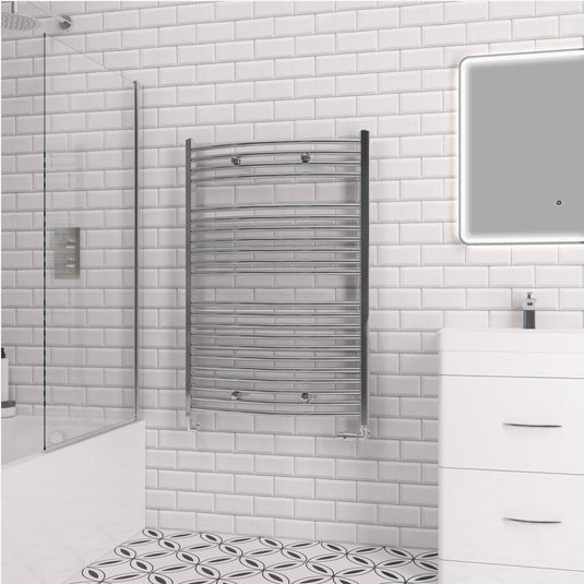 Eastbrook Curved Biava 1118 x 750mm Towel Multirail Chrome | 41.0294
