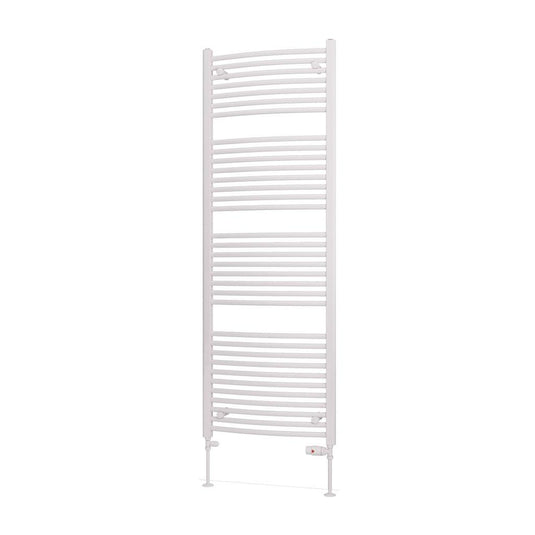 Eastbrook Curved Biava 1720 x 600mm Towel Multirail Gloss White | 41.0306