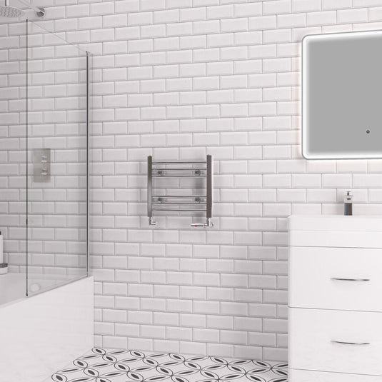 Eastbrook Curved Biava 360 x 400mm Towel Multirail Chrome | 41.0288
