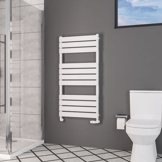 Eastbrook Deddington 1200 x 600mm Towel Rail Gloss White | 89.0860