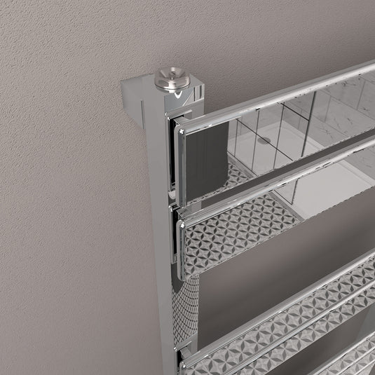 Eastbrook Deddington 800 x 500mm Towel Rail Chrome | 89.0801