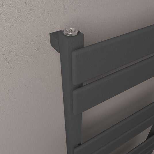 Eastbrook Deddington 800 x 500mm Towel Rail Matt Anthracite | 89.0870