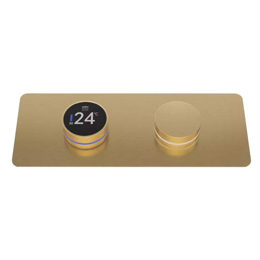 Eastbrook Denali Digital Shower Valve Brushed Brass | 93.1076 - Envy Bathrooms Ltd
