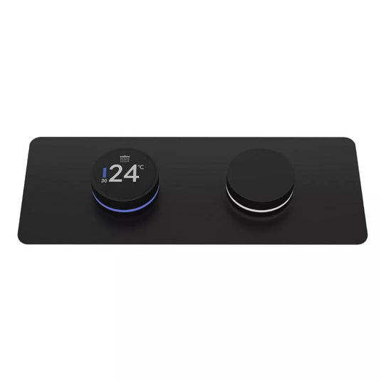 Eastbrook Denali Digital Thermostatic Shower Valve Matt Black | 93.1075 - Envy Bathrooms Ltd