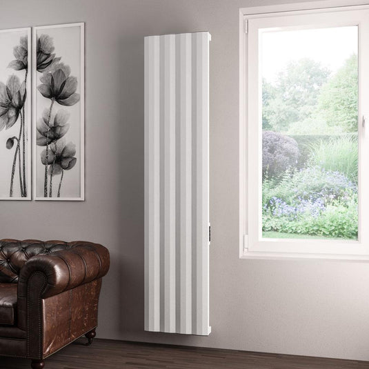 Eastbrook Derwent 1800 x 404mm Dry Element Aluminium Radiator Matt White | 41.0490