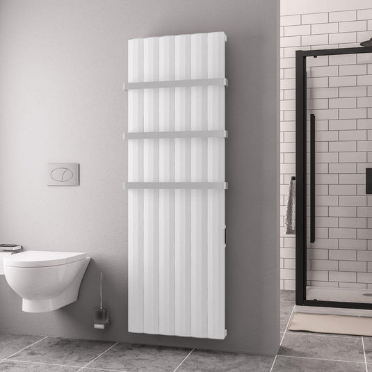 Eastbrook Derwent 1800 x 604mm Dry Element Aluminium Radiator Matt White | 41.0492