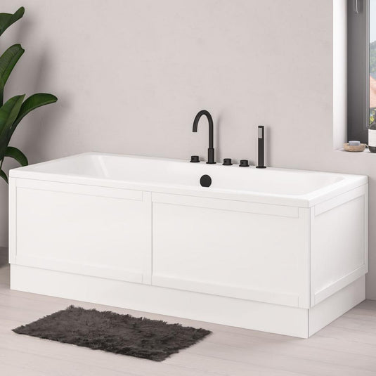 Eastbrook Diamante 1700mm Shaker Front Bath Panel Gloss White | 34.3202