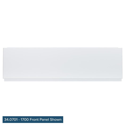 Eastbrook Diamante 800mm End Bath Panel White | 34.0731