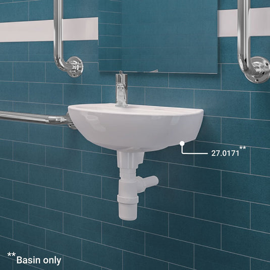 Eastbrook Doc M Basin 360mm 1TH (No Overflow) White | 27.0171