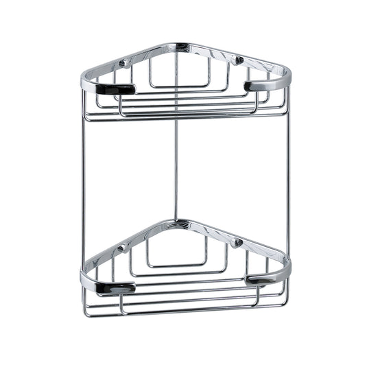 Eastbrook Double Corner Basket Chrome 175x175x270mm | 52.210