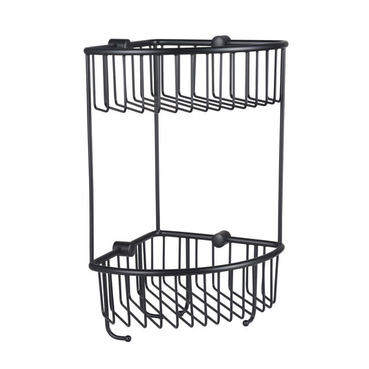 Eastbrook Double Corner Basket Matt Black | 52.241