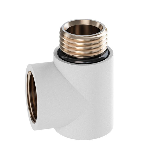 Eastbrook Dual Fuel Elbow Matt White | 41.4040