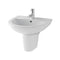 Eastbrook Dura 450mm Basin 1TH (inc fixings) White | 26.0005