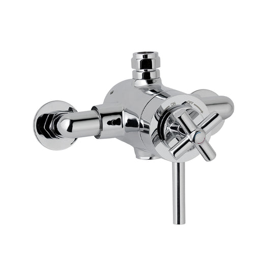 Eastbrook Exposed Thermostatic Crosshead Shower Valve Chrome | 68.0033