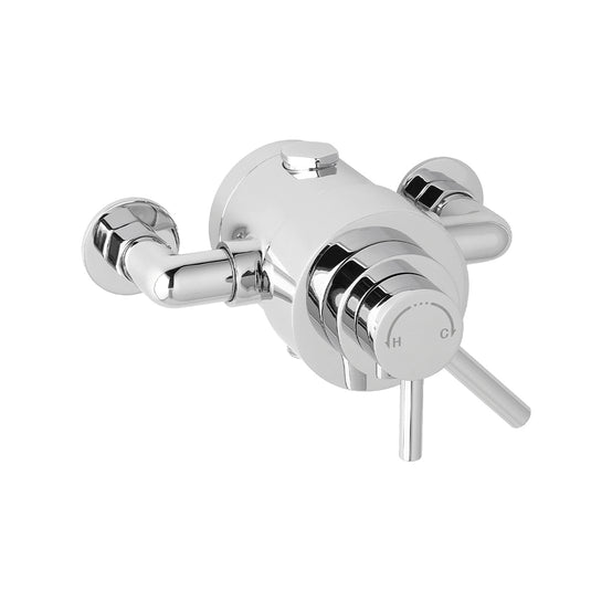 Eastbrook Exposed Thermostatic Lever Shower Valve Chrome | 68.0031