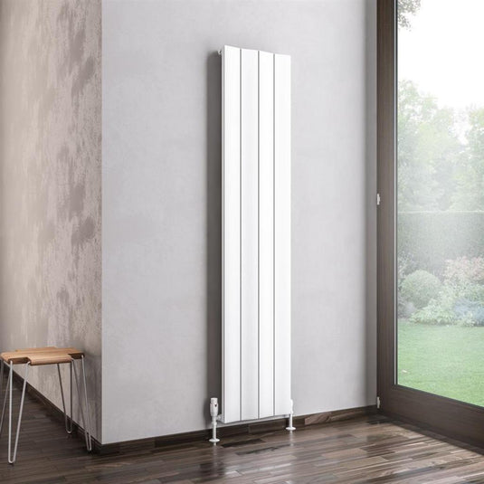 Eastbrook Fairford 1800 x 375mm Aluminium Radiator Matt White | 89.0222