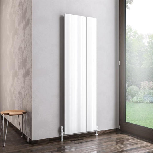 Eastbrook Fairford 1800 x 565mm Aluminium Radiator Matt White | 89.0735