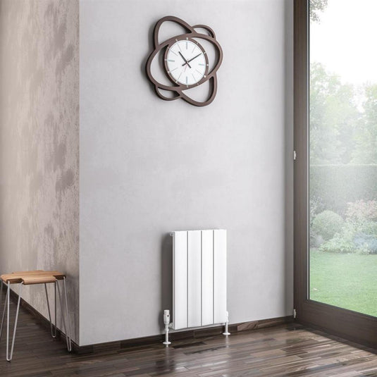 Eastbrook Fairford 600 x 375mm Aluminium Radiator Matt White | 89.0217