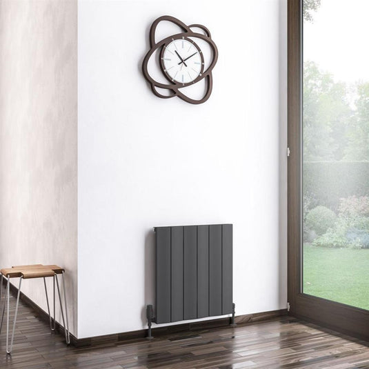 Eastbrook Fairford 600 x 565mm Aluminium Radiator Matt Anthracite | 89.0224
