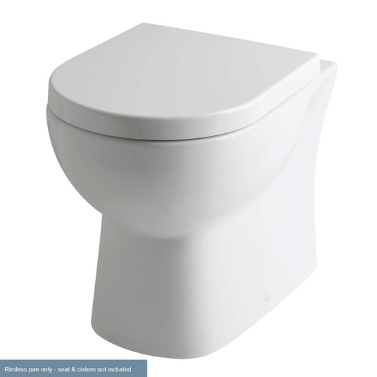 Eastbrook Farringdon Rimless Back To Wall Pan White | 26.0079