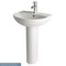Eastbrook Farringdon/Northall Pedestal  For 450mm, 500mm and 550mm Basin | White | 26.0063