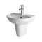 Eastbrook Farringdon/Northall Semi Pedestal  For 450mm, 500mm and 550mm Basin | White | 26.0065