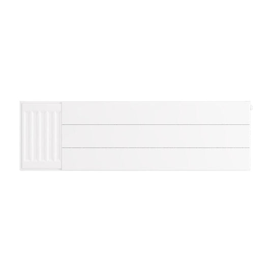 Eastbrook Flat Cover Plate with Lines 300 x 1000mm Gloss White | 25.5072