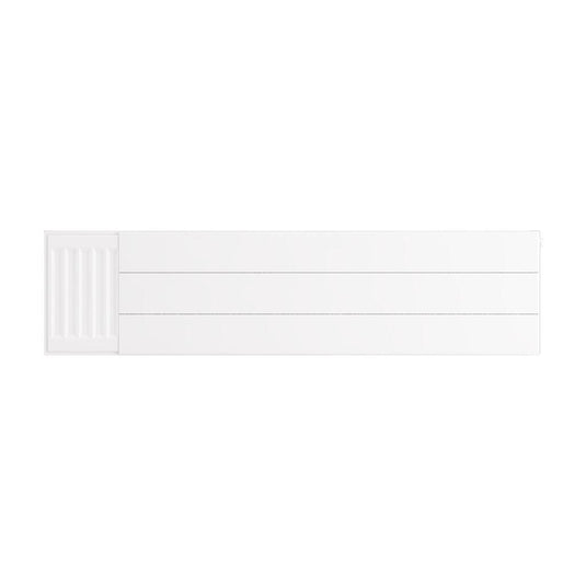 Eastbrook Flat Cover Plate with Lines 300 x 1200mm Gloss White | 25.5073